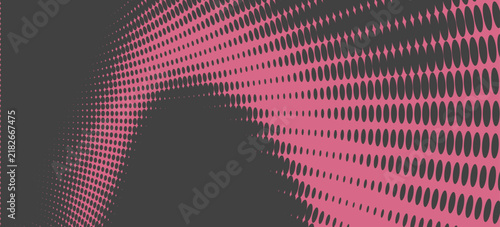 pink halftone dotted pattern with gradient effect