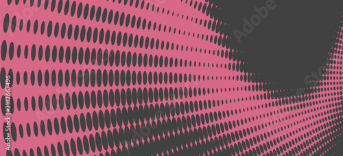 pink halftone dotted pattern with gradient effect