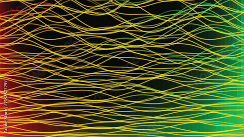 Abstract rhythmic wavy lines pattern, modern graphic wave background
