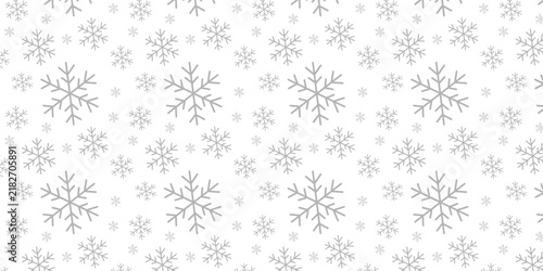 Silver snowflake pattern on white background