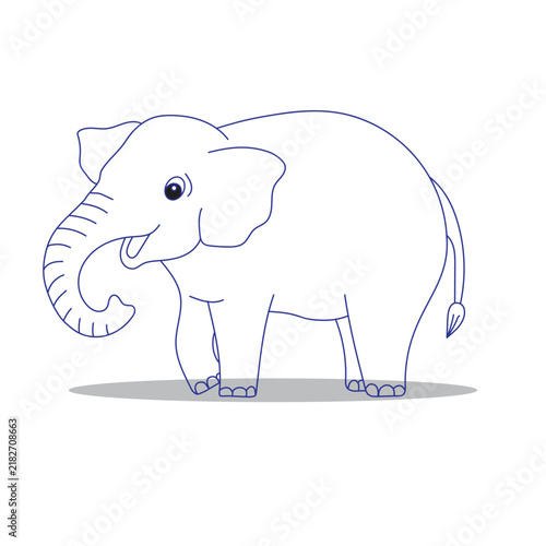 elephant vector illustration