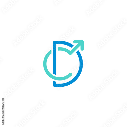 Minimalist letter DC logo combined with a male symbol. Perfect for urology clinics, men's health centers, and vasectomy medical identity.