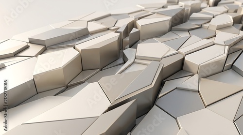 Abstract cracked and broken ground texture with shadows