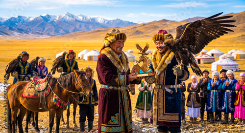 Traditional Award Ceremony at Mongolian Golden Eagle Festival