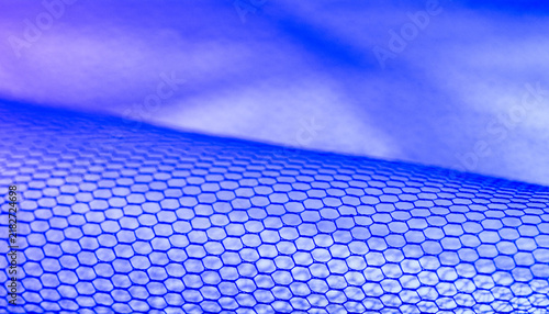 Textured fabric with color gradient symbolizing transition, warm