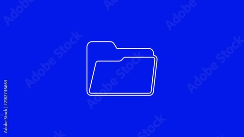 Office Web Icons Animation Set – Business Workplace, Company, Communication and Corporate Animated Icons