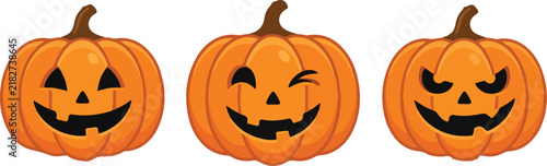 Halloween Sale Banner with Jack O Lantern Pumpkins, Bats and Up to 50 Percent Off Discount