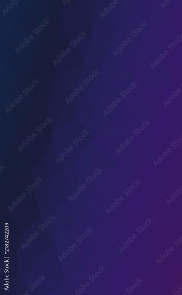 Obraz premium Deep navy and royal purple low poly background with vertical gradient transition for elegant tech branding and modern night sky aesthetic wallpapers.