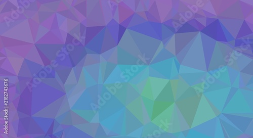 Abstract geometric polygon background in purple and blue tones, creating a tranquil yet dynamic backdrop for various digital and print design applications.