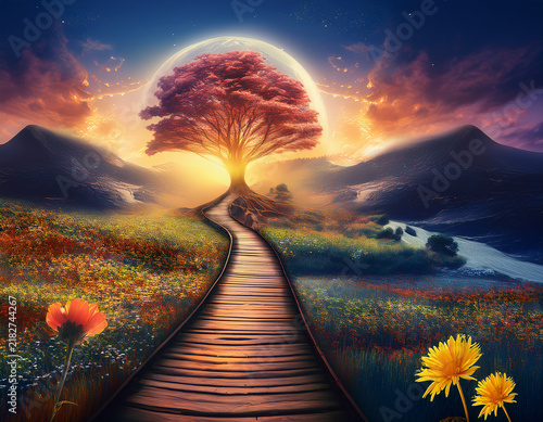 Life Concept. Existence survival . New life and hope concept image.