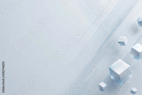 Abstract Paper Geometry Background Template with Layered Texture and Modern Design