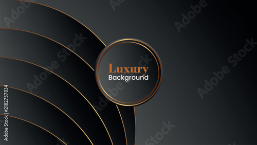 Luxury Black and Gold Abstract Background