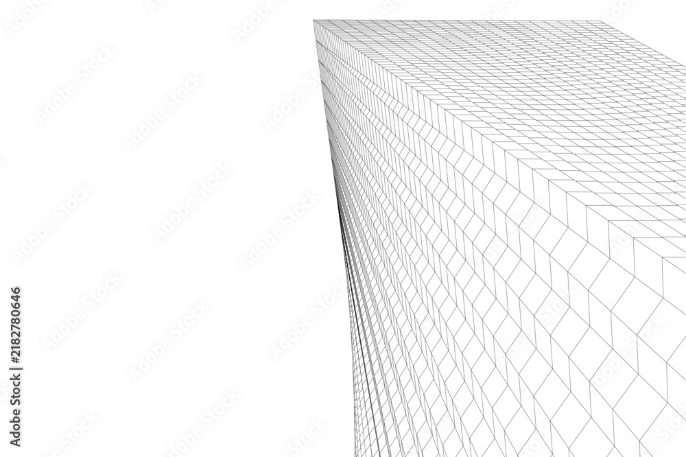 Obraz premium architecture building abstract vector illustration