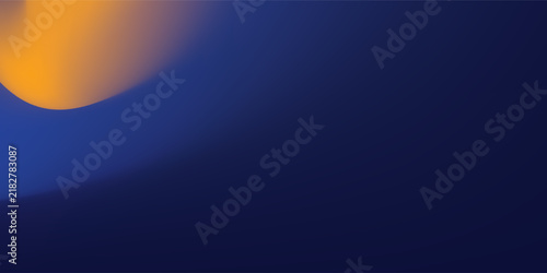 Abstract blue and yellow background for text and message design.