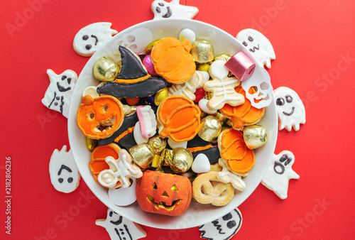 Trick or Treat - Halloween Jack o Lantern candy bowl	