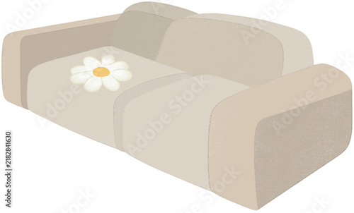 Konstfotografi living room sofa