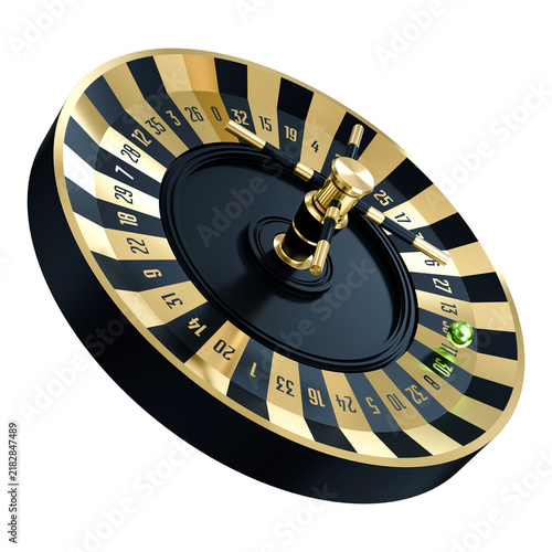 Obraz na płótnie Luxury casino roulette wheel isolated on Transparent Background for gambling and betting concepts
