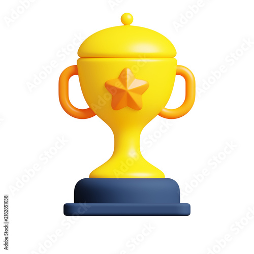Trophy Award Icon 3D
