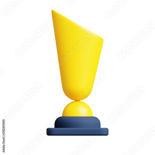 Trophy Award Icon 3D