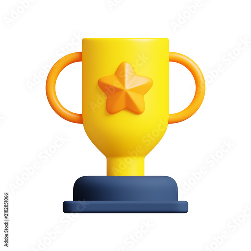 Trophy Award Icon 3D