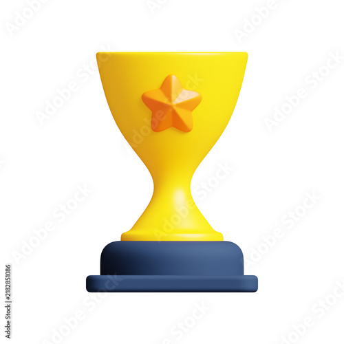Trophy Award Icon 3D