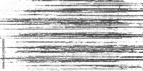 Abstract horizontal black lines texture with rough grunge pattern and dark distressed stripes on light background