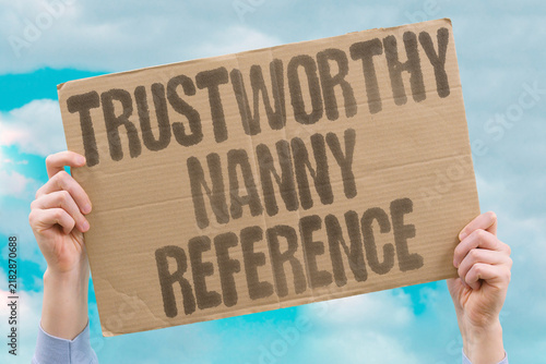 фотографія "Trustworthy nanny reference" Previous employer confirming caregiver's competence and reliability
