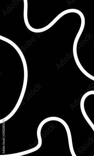 Abstract wavy white lines