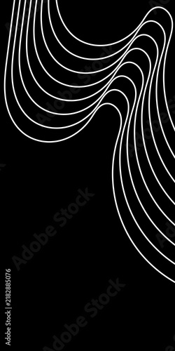 Abstract wavy lines pattern