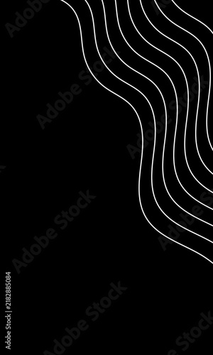 Abstract wavy lines pattern