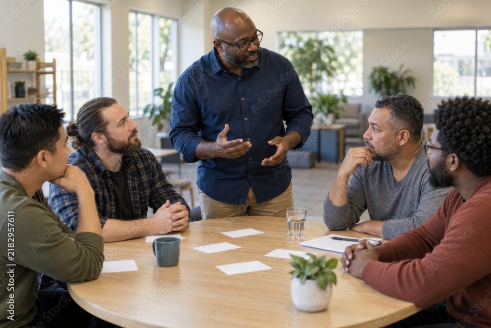 Fototapeta premium Men Acting as Active Allies