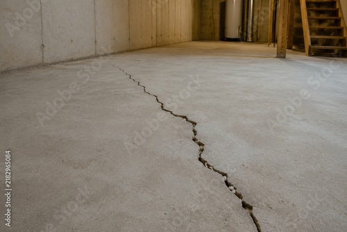 Cracked Concrete Floor