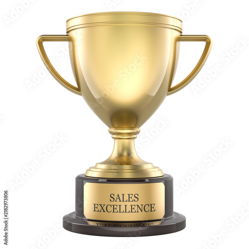 Canvastavla Sales Excellence golden cup trophy