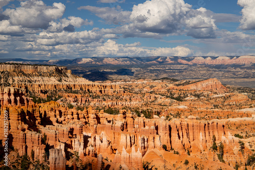 Obraz na płótnie Bryce, Utah August 15, 2026 Dramatic Orange Red Rock Spires Hoodoos inside the B