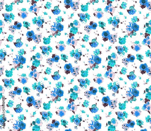 simple floral pattern with small flowers