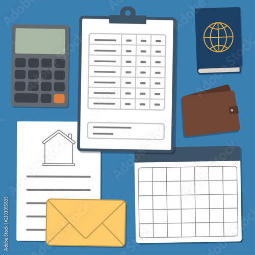Future lifestyle budget illustration showing planned housing, travel and savings costs to estimate future living expenses and support long-term financial decisions.