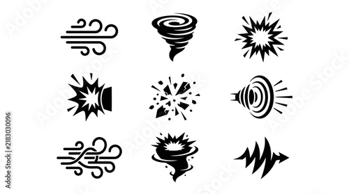 Weather icons for forecast symbols.