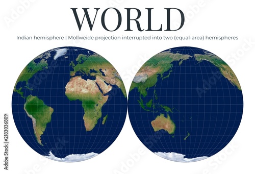 Bild auf Leinwand World Map