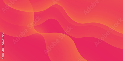 Abstract liquid wave background in vibrant red and orange gradient colors, modern dynamic fluid motion wallpaper for presentation design