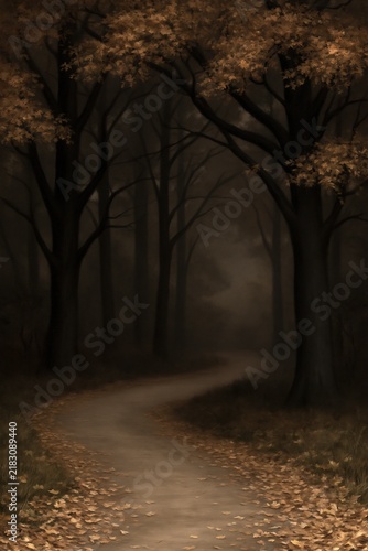 Mindful Autumn Nature Escape, Mindful Autumn Landscape for Seasonal Wellness and Peaceful Nature  , Misty Seasonal Slow Living  