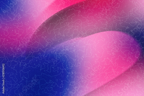 Abstract Pink and Blue Gradient with White Line Overlay Background