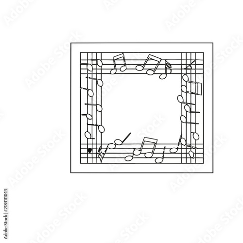 Musical Notes Border