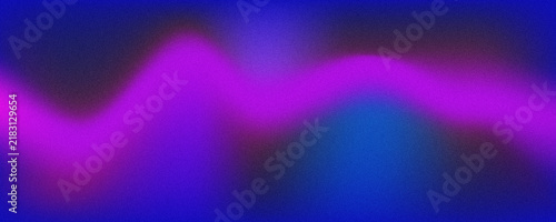 Abstract blurred background with a vibrant purple wave flowing across a deep blue gradient