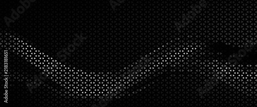 Hexagon Shapes Vector Abstract Geometric Technology Retrowave Sci-Fi Texture Isolated on Light Background. Halftone Hex Retro Simple Pattern.