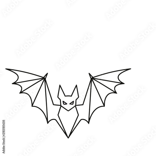 Stylized Bat Icon