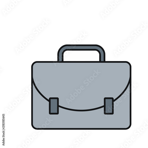 Simple vector illustration of a briefcase