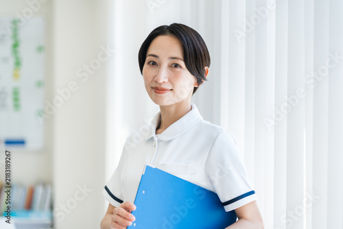 Plakat 笑顔の女性看護師