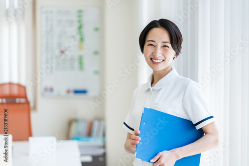 Plakat 笑顔の女性看護師