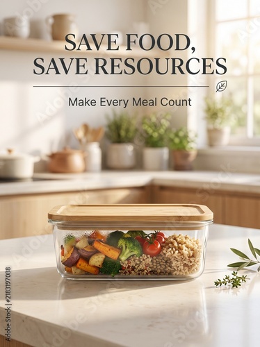 Save Food, Save Resources Make Every Meal Count