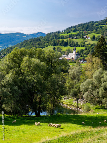 Styria in Austria during summer
